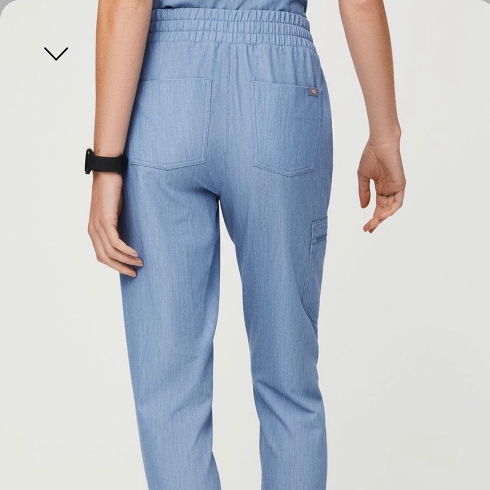 FIGS Heathered Indigo Joggers